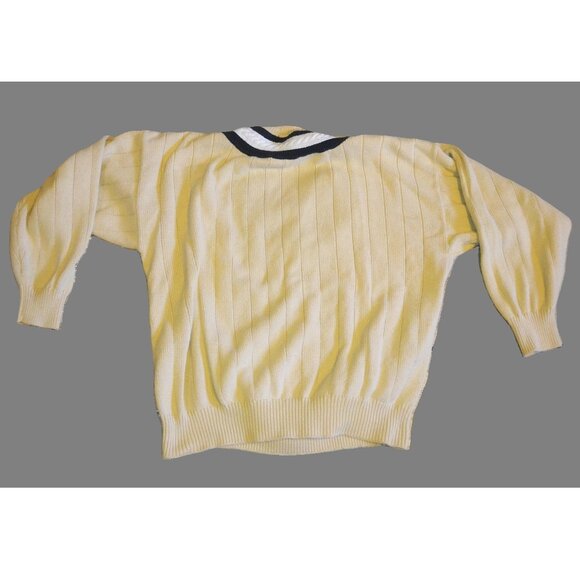 Gant Rugger Men's Sweater Cable Knit V Neck XL Discontinued Line Hand Framed - Picture 5 of 9